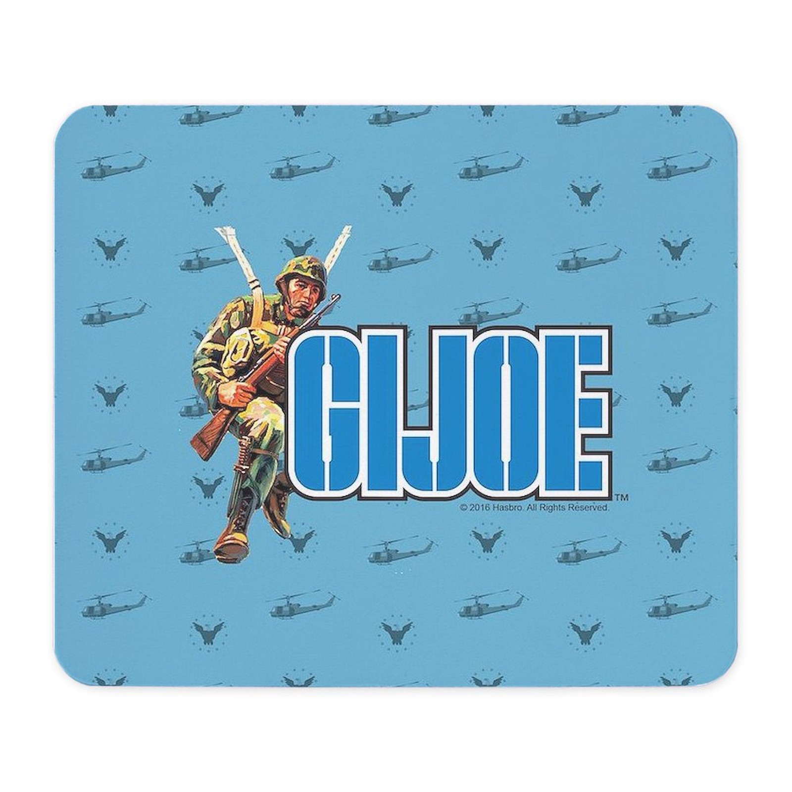 CafePress G.I. Joe Blue Pattern Mousepad  (101965025)