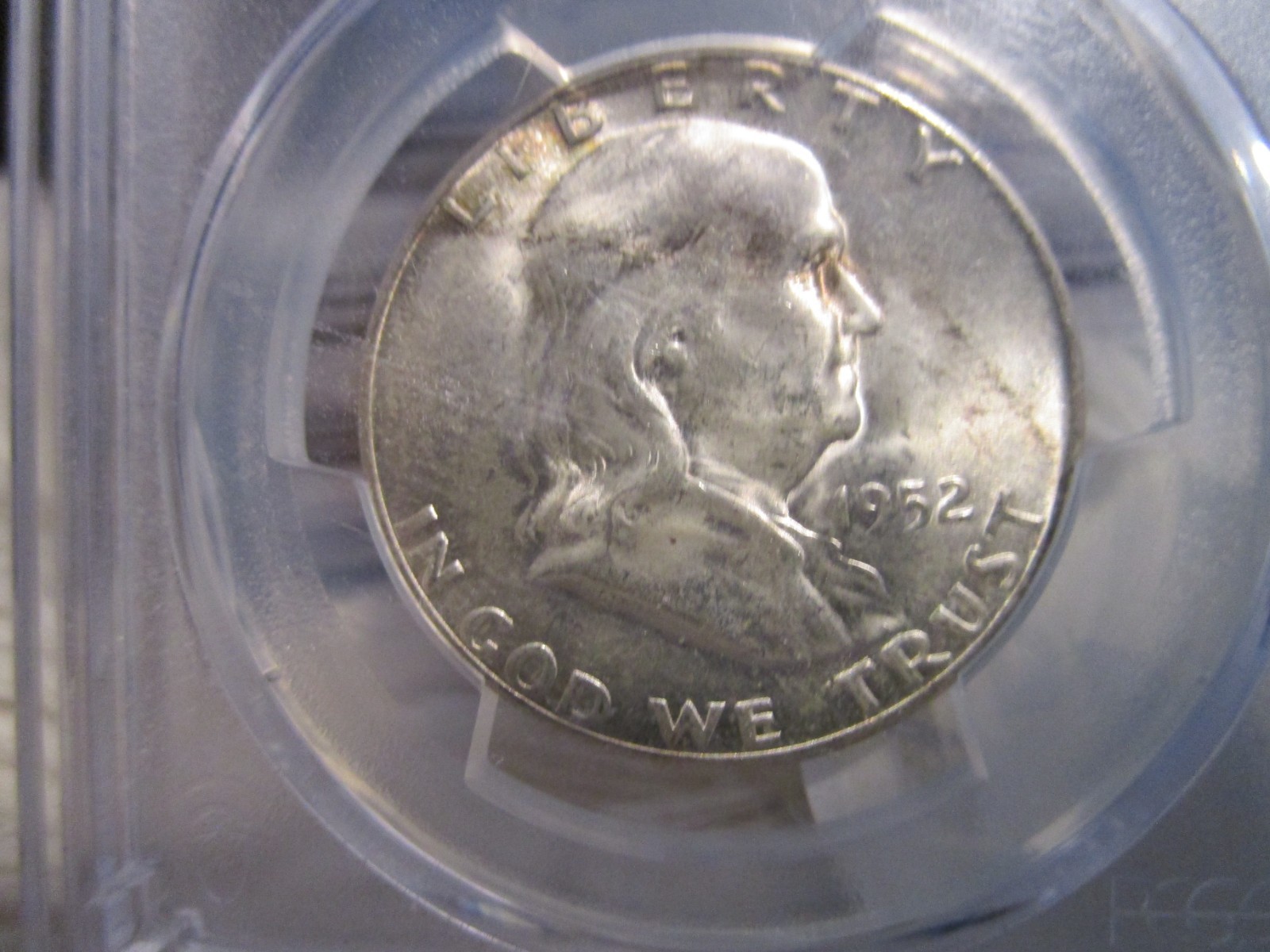 1952-S Franklin Half Dollar, graded PCGS MS64FBL