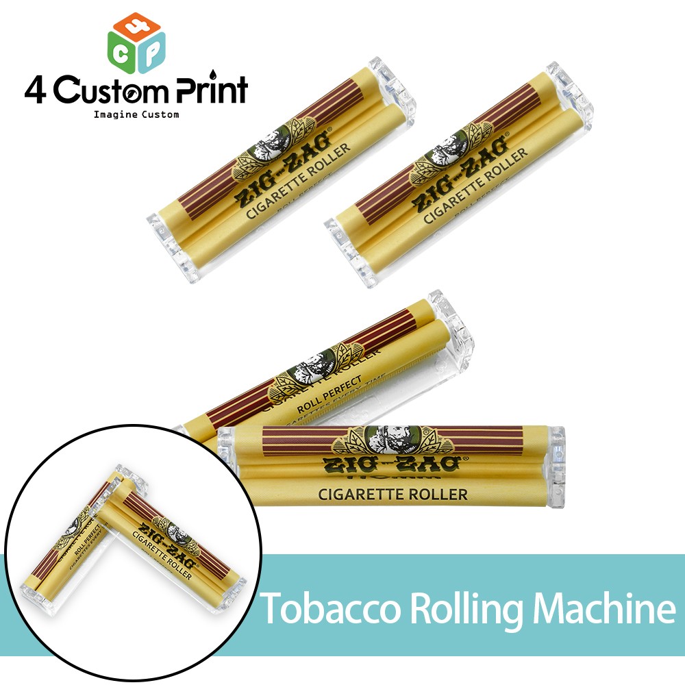 2Pcs 110mm Yellow Manual Hand Tobacco Rolling Roller Cigarette Making Machine