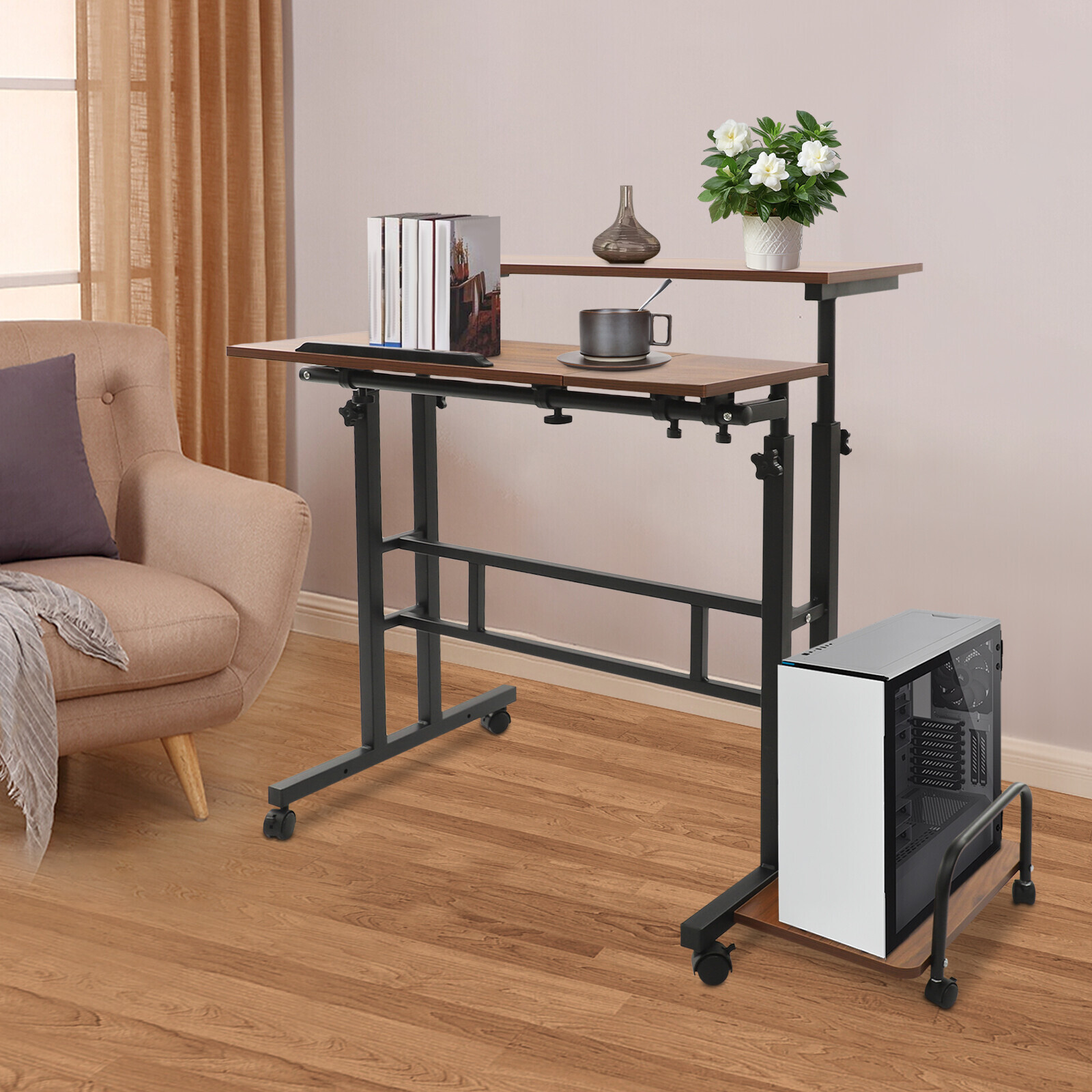 Multi-Functional Adjustable Foldable Desk - Modern Computer Table