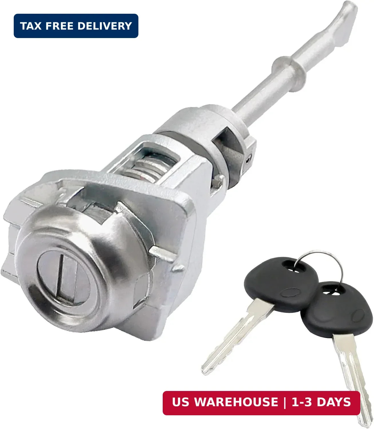 Front Door Lock Cylinder Set Kit with 2 Keys Compatible with Hyundai Elantra 201
