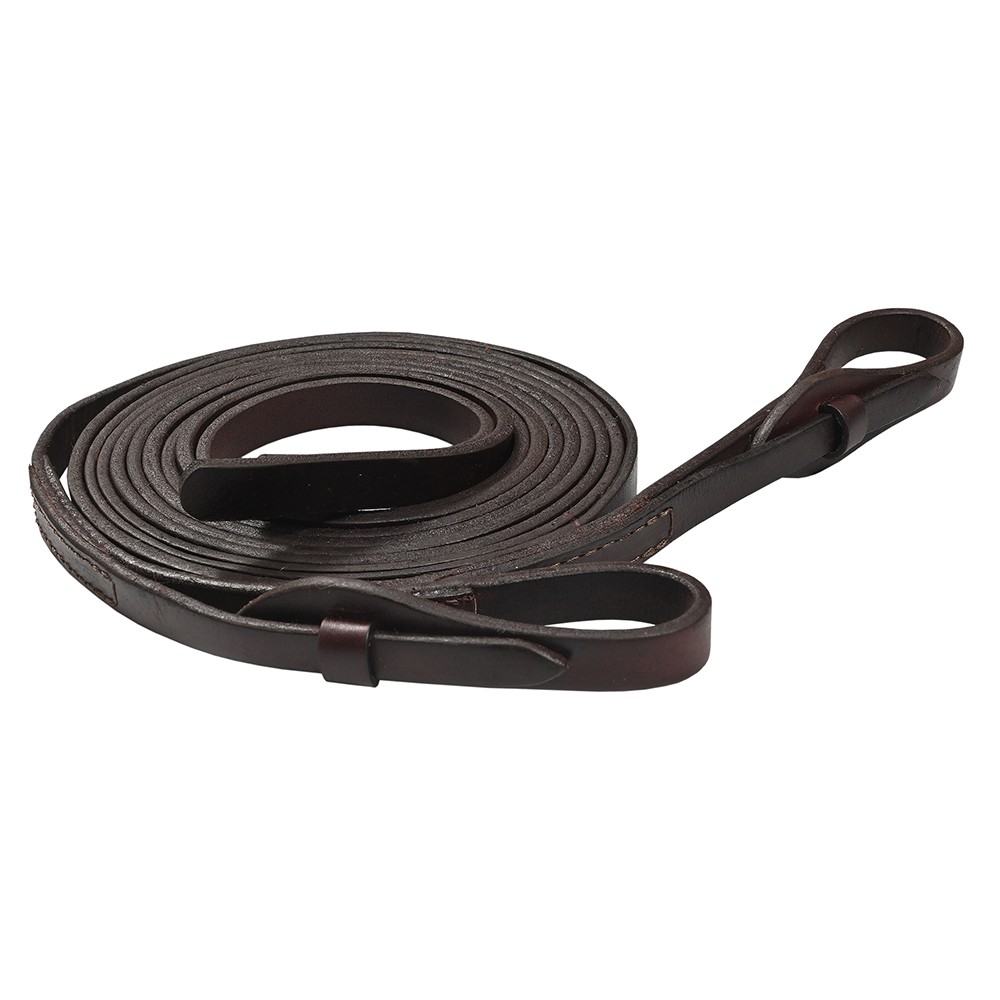 HS 8 Ft Hilason Western Horse Heavy-Duty Barrel Flat Split Reins Genuine