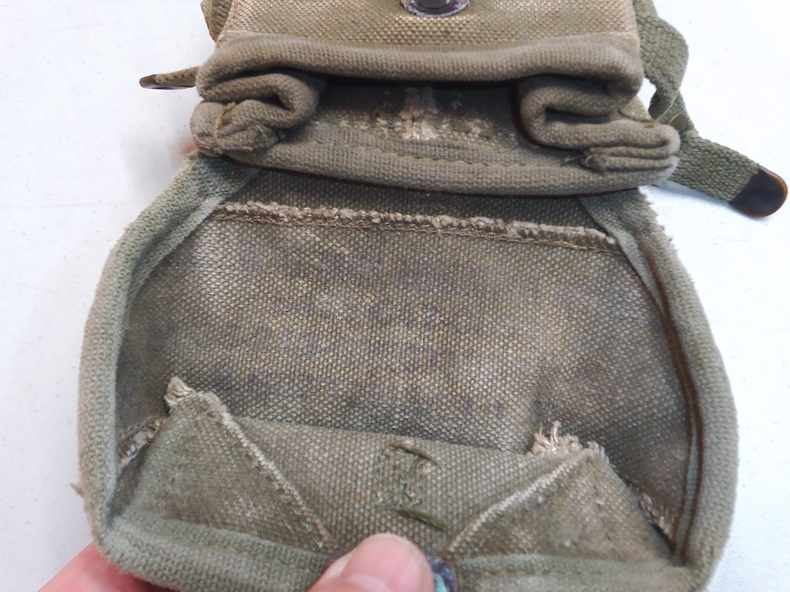 USGI M1956 Vietnam Korean War Era Case Small Arms Ammunition Pouch 1st Pattern