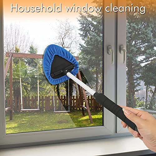 Car Windshield Cleaning Tool, Car Inside Window Cleaner Tool with 19 inch-2pc