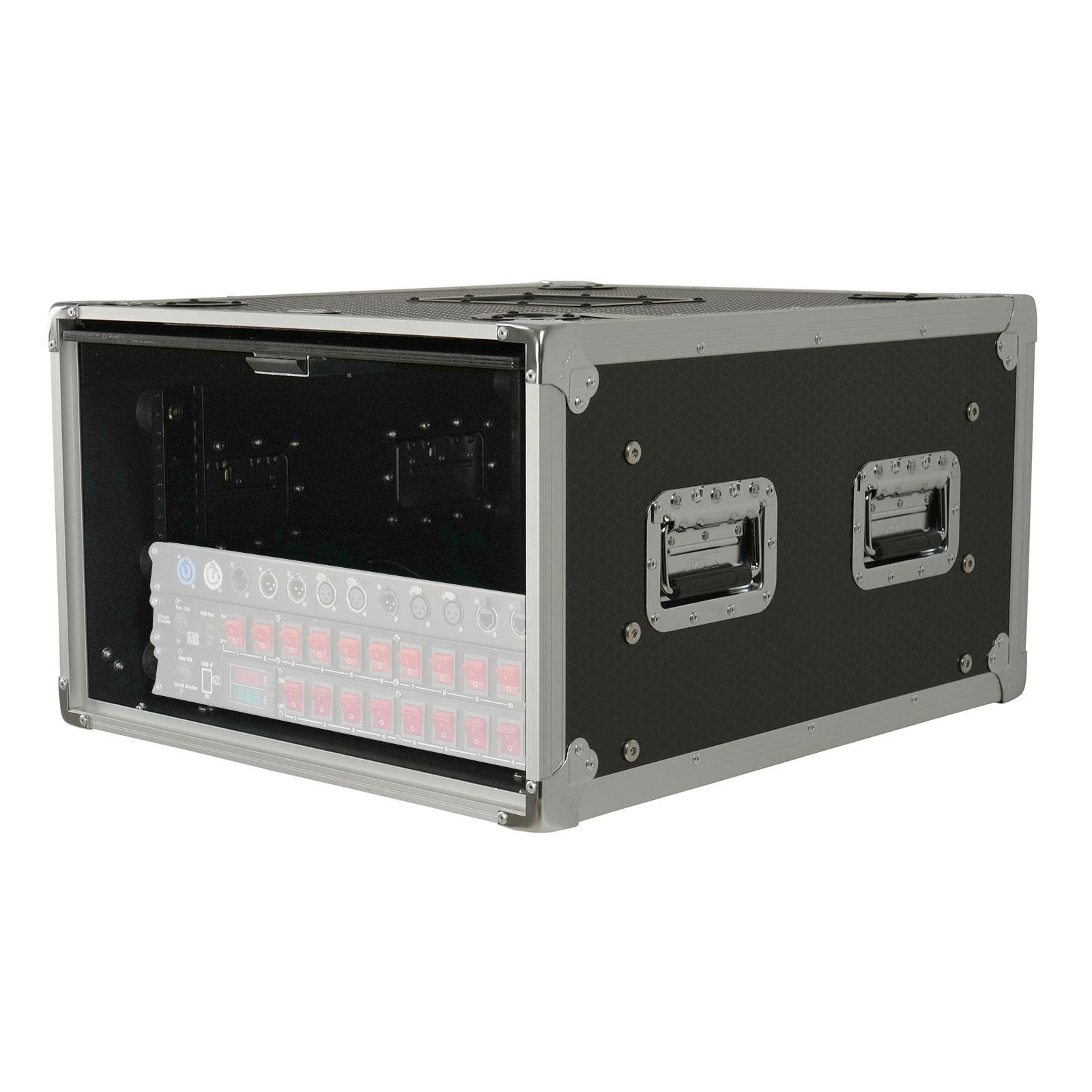 ProX XS-SLAM6U20 6U Vertical Shockmount Rack Case 20" Depth with Doors idjnow