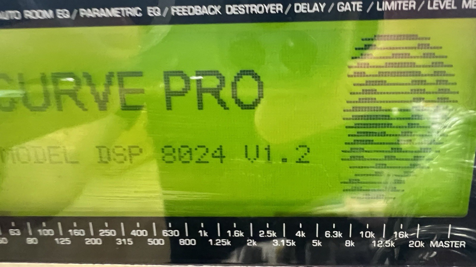 Vintage Behringer UltraCurve Pro DSP8024 RTA EQ Updated Ver 1.2