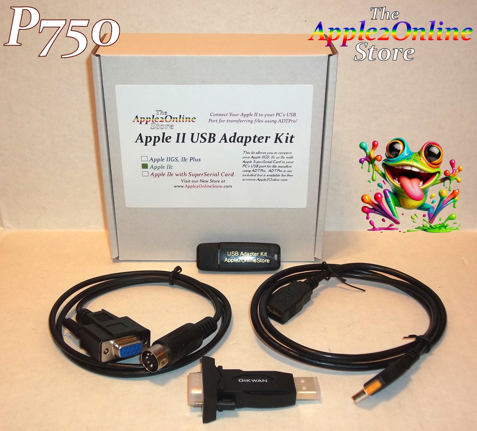 ✅ 🍎 Apple IIc USB Adapter Kit for use with ADTPro 💕
