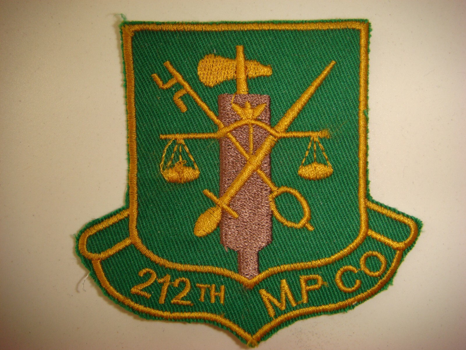 US 212th MILITARY POLICE COMPANY, VIETNAM WAR PATCH