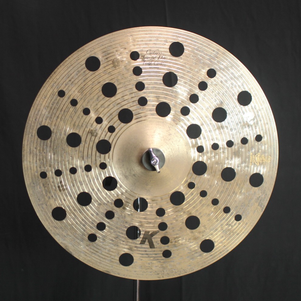 Zildjian 17" K Custom Special Dry Trash Crash - 909g (video demo)