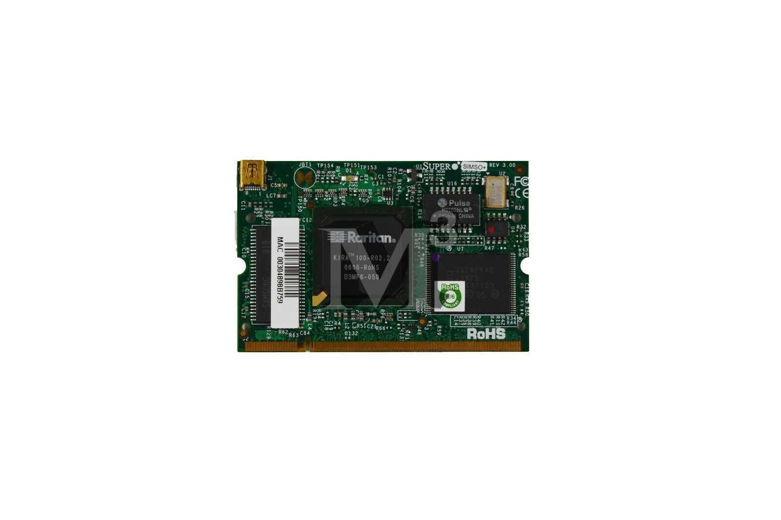 Supermicro AOC-SIMSO+ Ipmi 2.0 System Mgmt Card Kit KVM-over-LAN