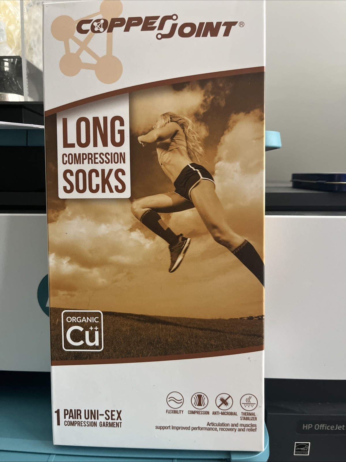 Copper Joint Long Compression Socks Uni-sex