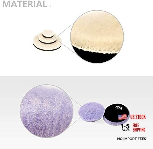 Mini Polishing Pads, 25mm 50mm 80mm Detailing Polishing Pads Car Detailing