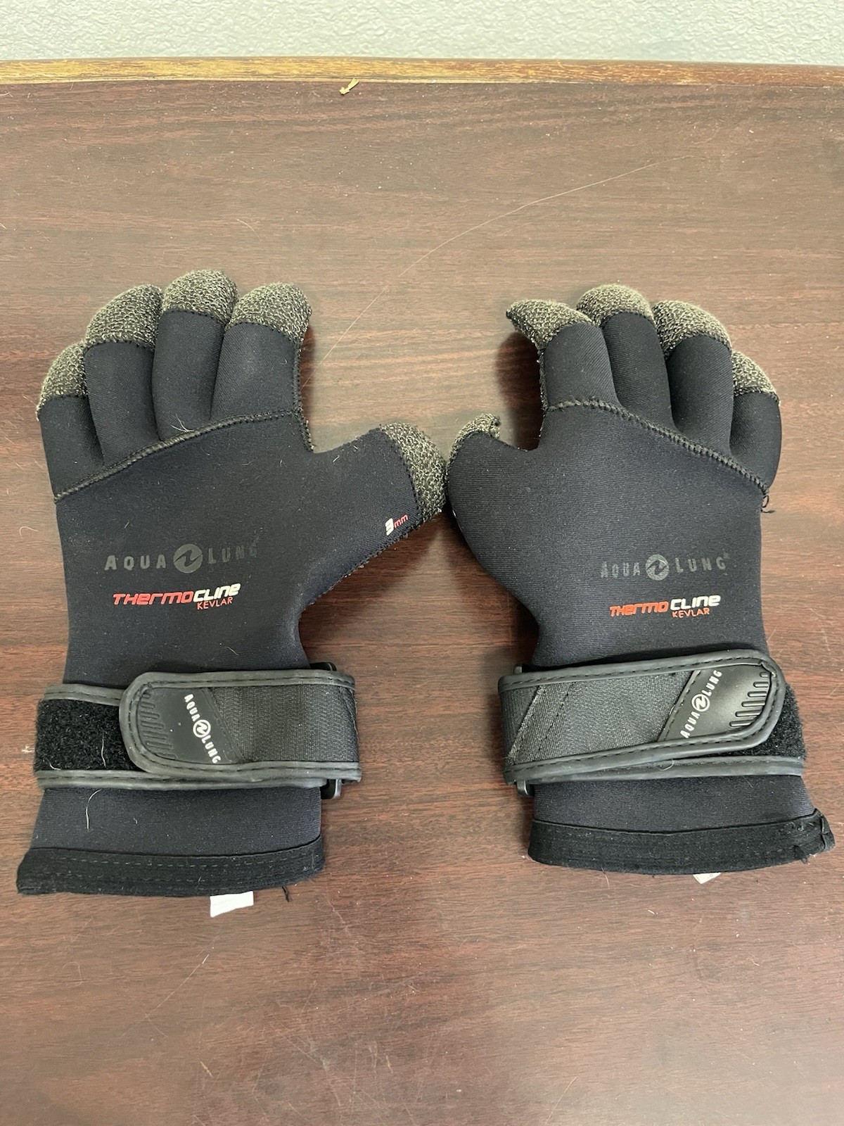 Aqua Lung Thermocline 3mm Scuba Dive Gloves – Made with Kevlar Neoprene (L)