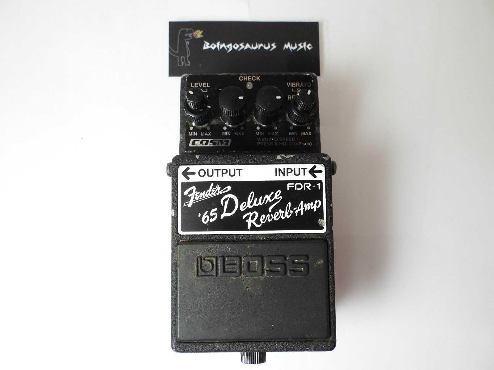 Boss FDR-1 Fender '65 Deluxe Reverb Effects Pedal Free US Shipping