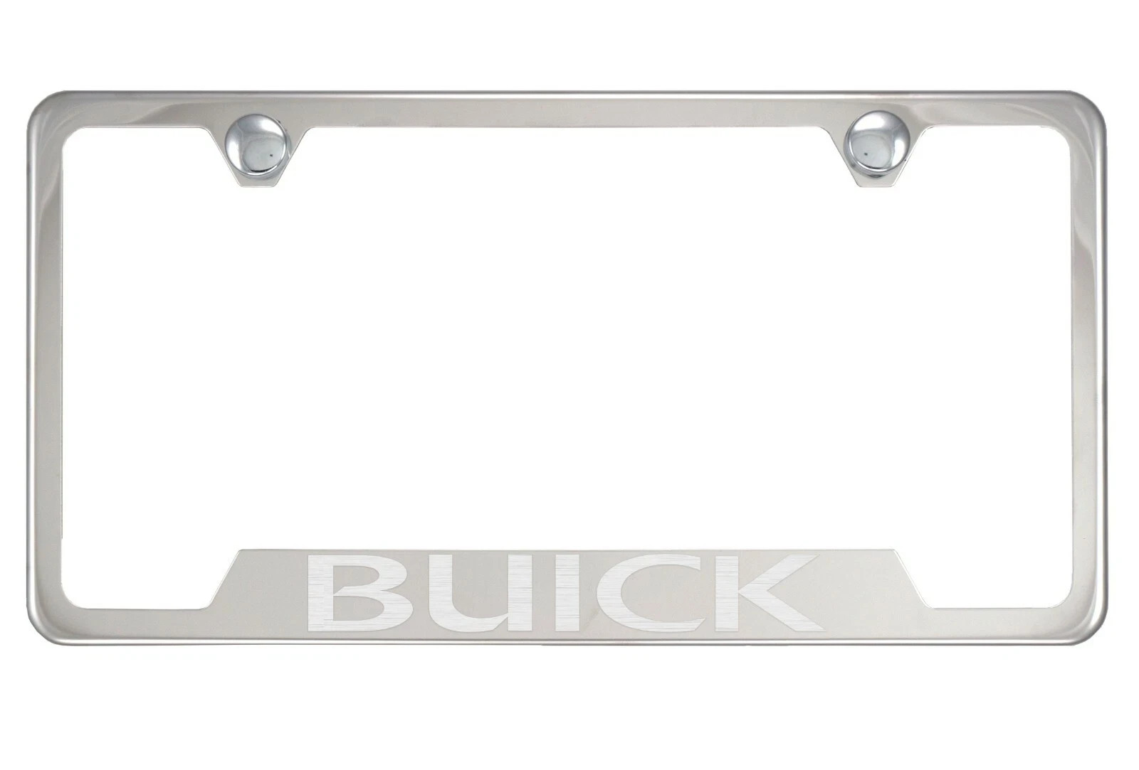 Chrome License Plate Frame For Buick