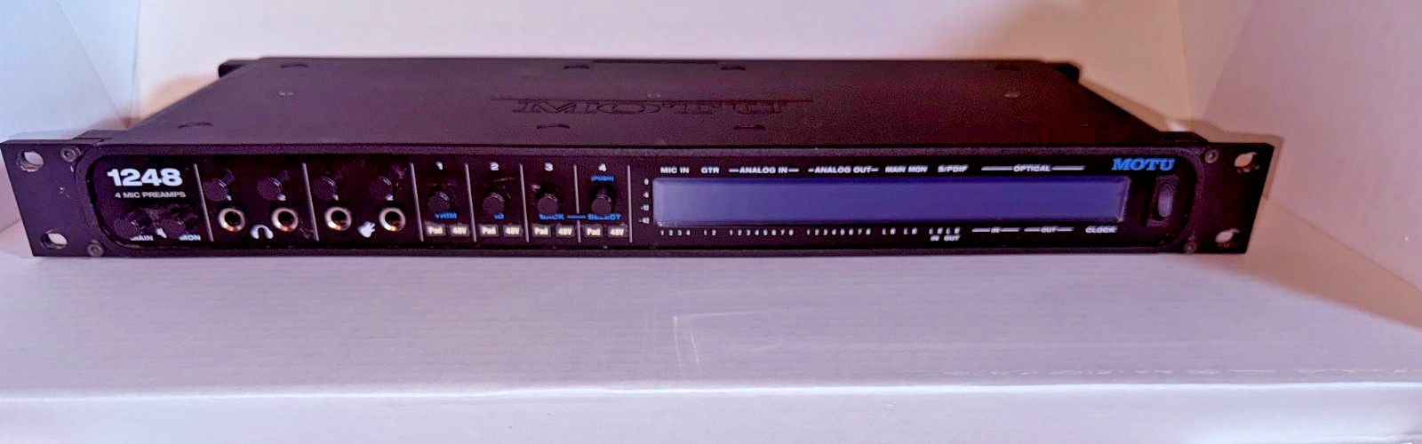 Motu 1248 Thunderbolt / USB2 Pro Audio Interface 32 in / 32 out - Original Box
