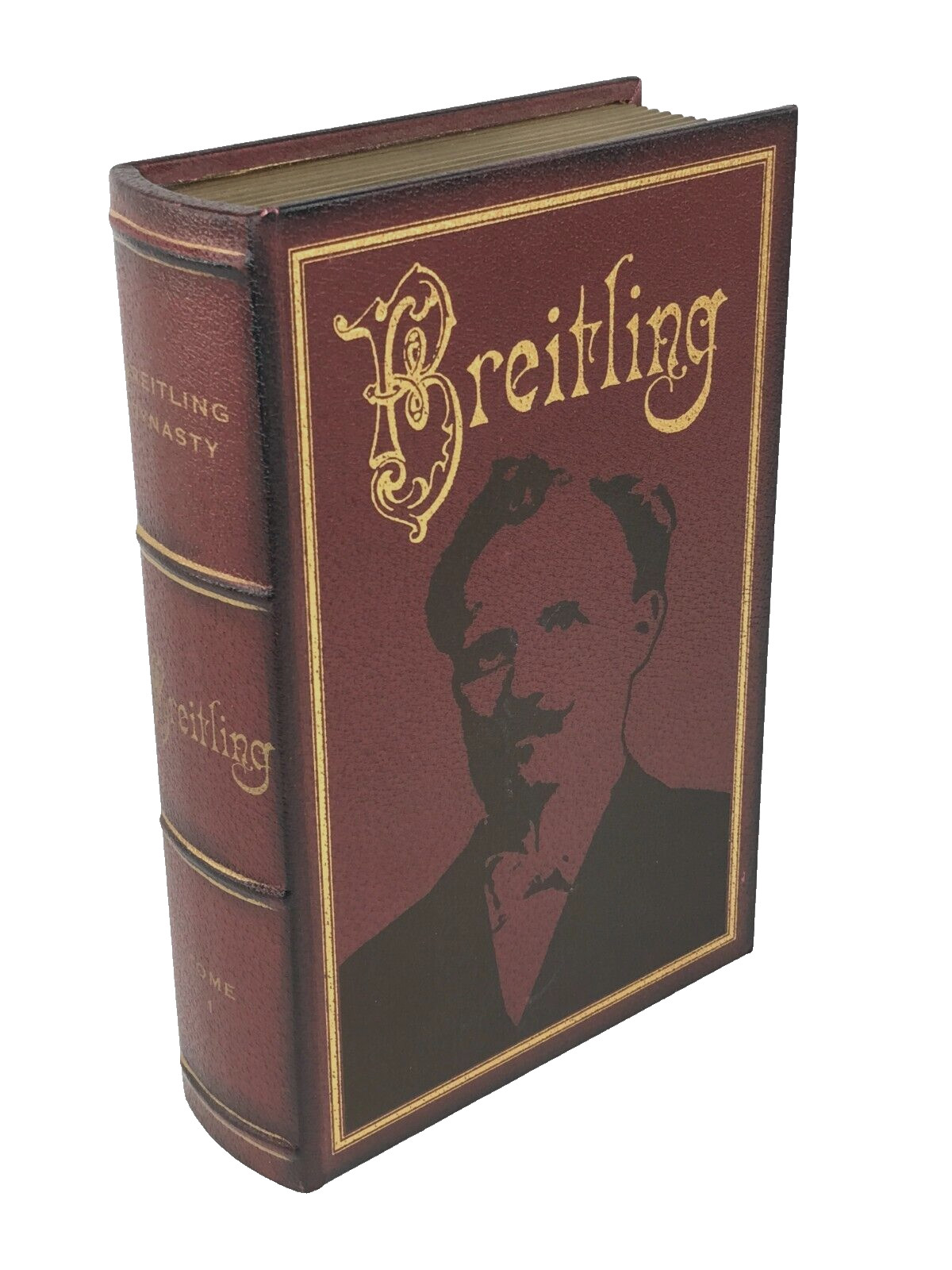 Breitling Book Safe Lock Box With Key