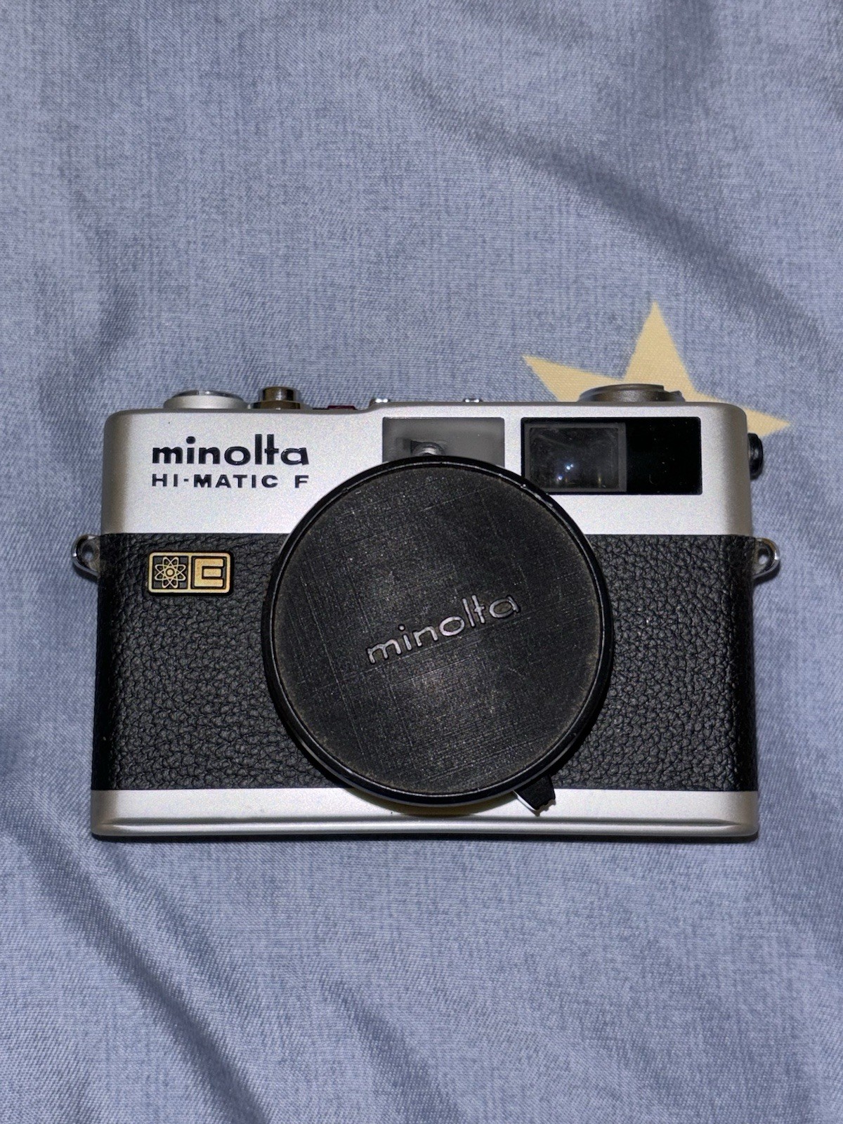 Minolta Hi-Matic F with Soltron Flash Unit Mint Condition