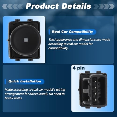 Cadillac CTS & Cadillac Front Latch Release Switch Button