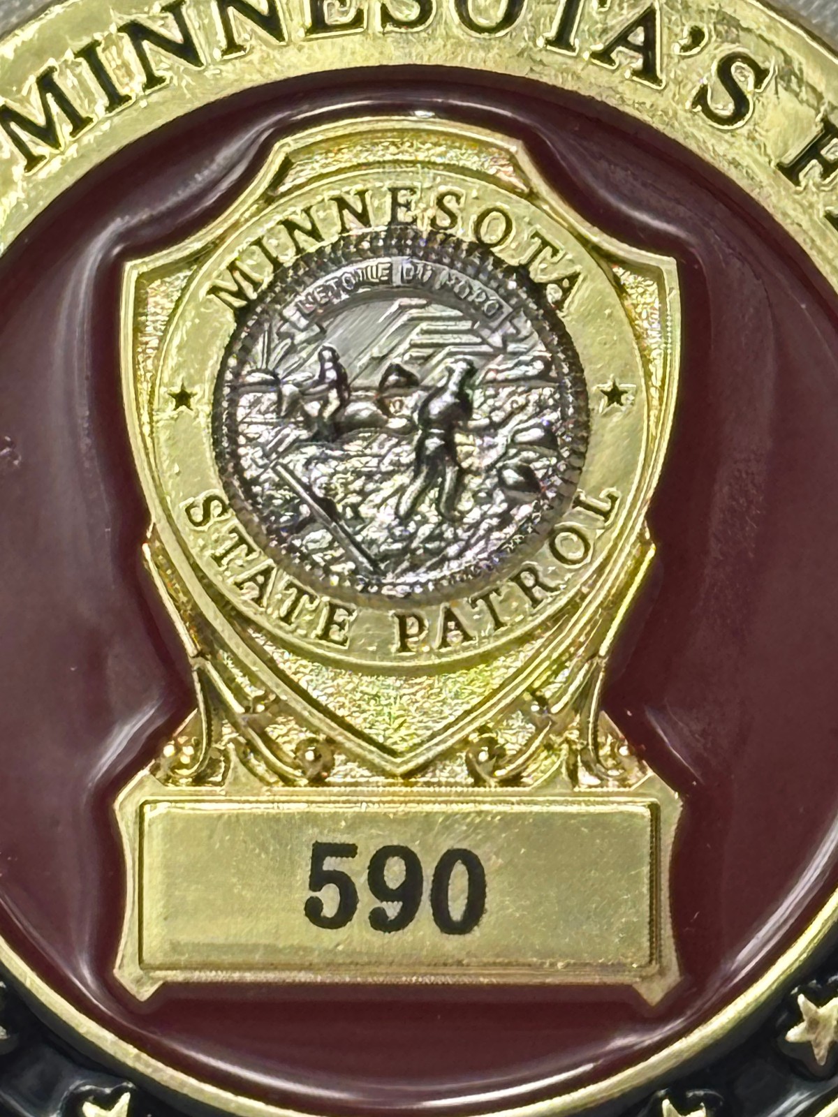 Minnesota State Patrol Challenge Coin Highway Police