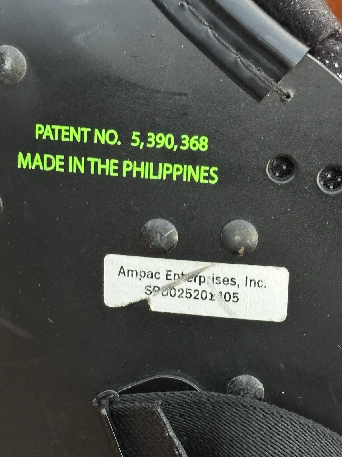 Ampac Enterprises Catalyst Adjustable Football Shoulder Pad Black Green