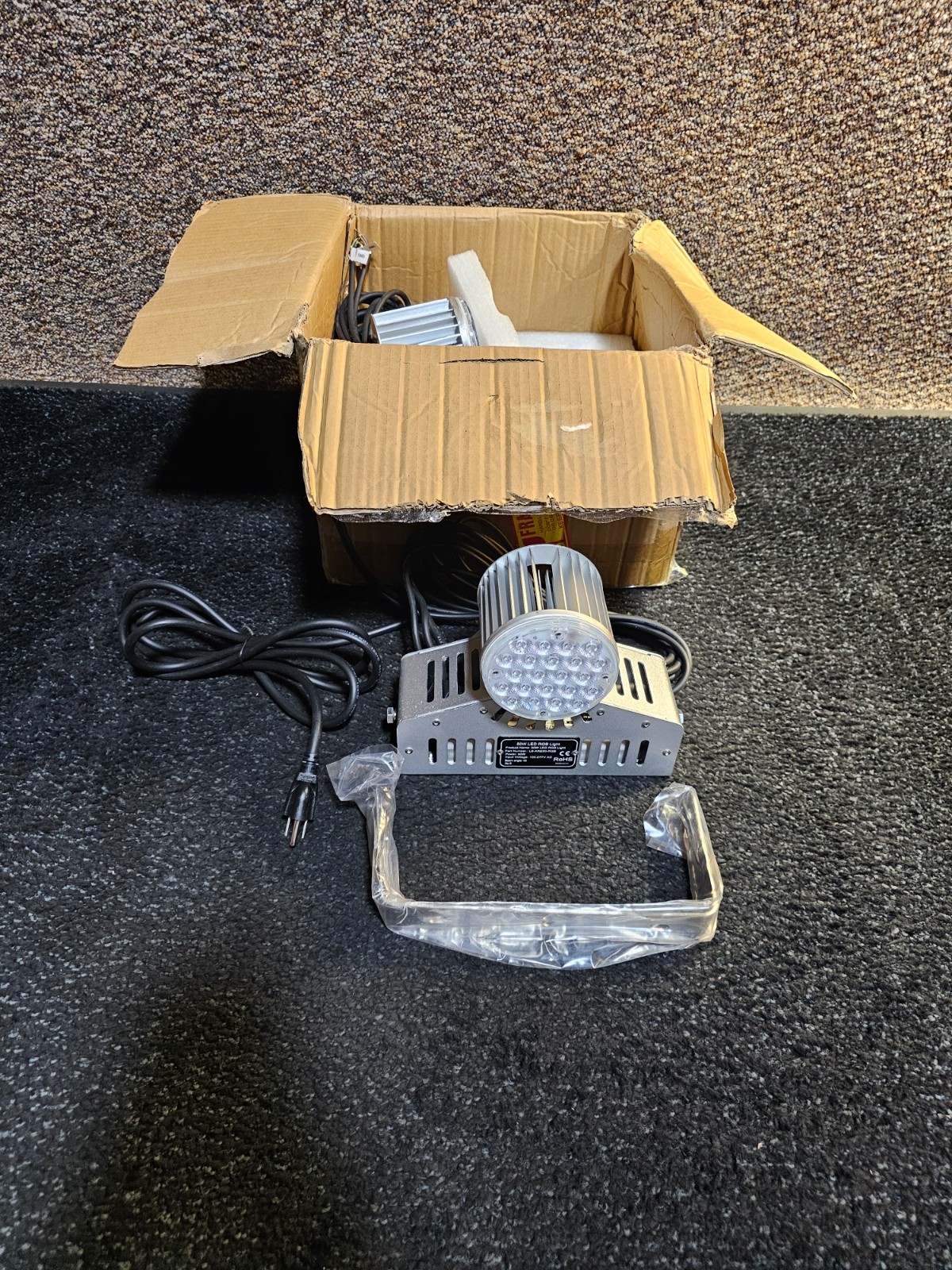 (QTY 2) 50W LED RGB Light Power 50W 100-277V AC Beam Angle 45 LS-ARE50-RGB