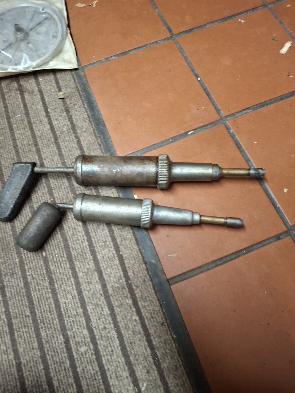 Old Vintage Grease Guns Qty 2 barn find