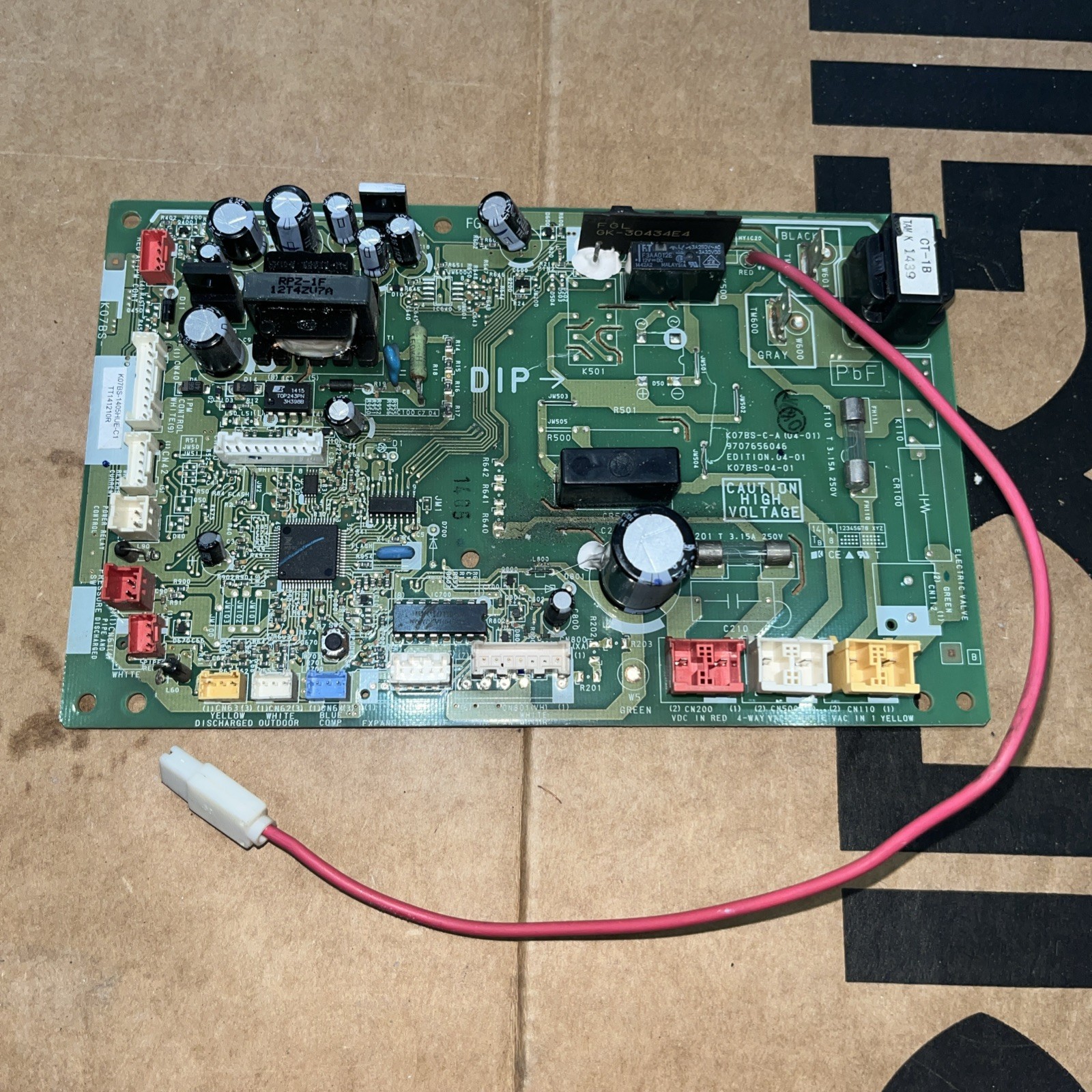 Fujitsu Control Board Card K07BS-C-A(04-01) 9707656046 K07BS-04-01