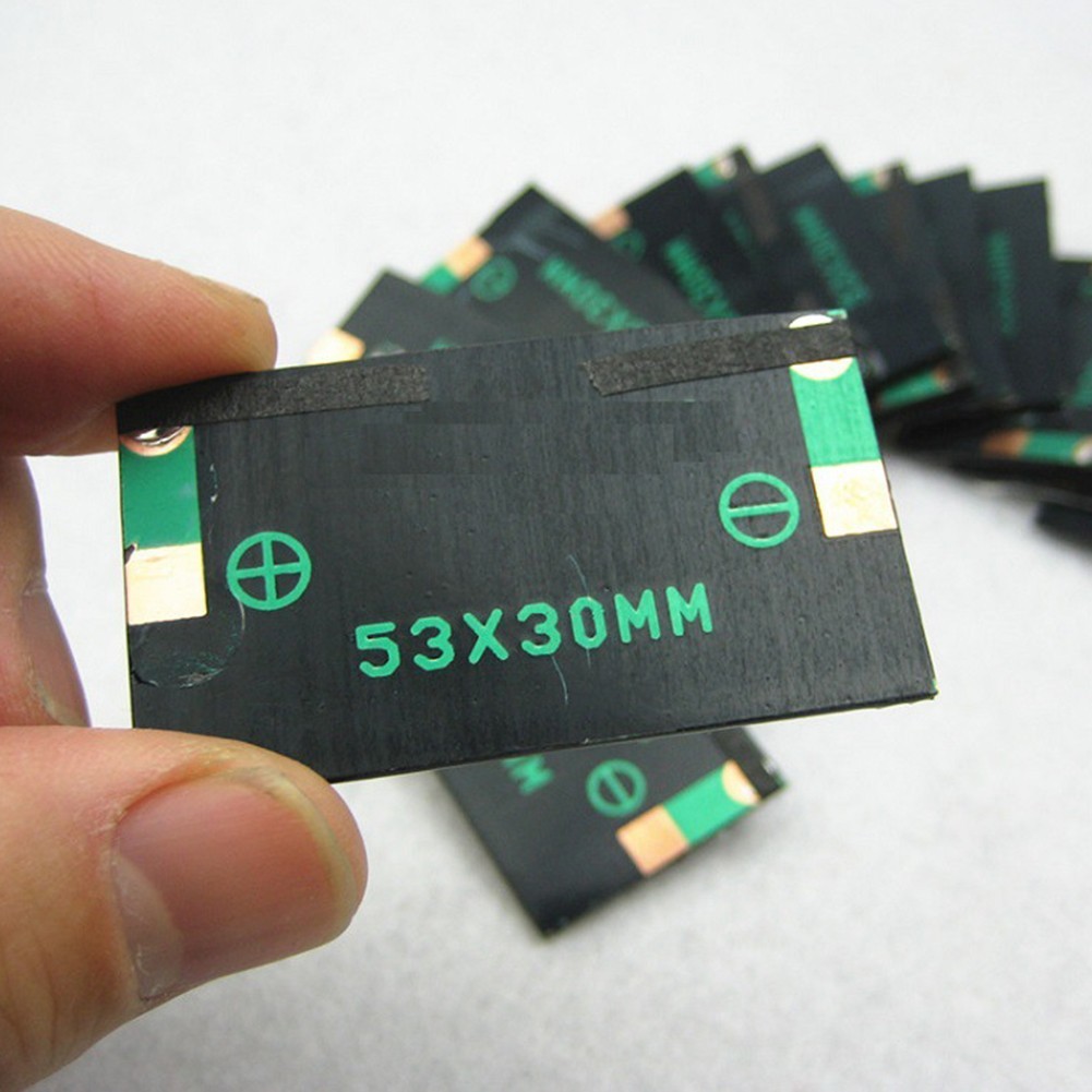 10Pcs Small Solar Panels Kit 5V 30mA for DIY Electronics Projects