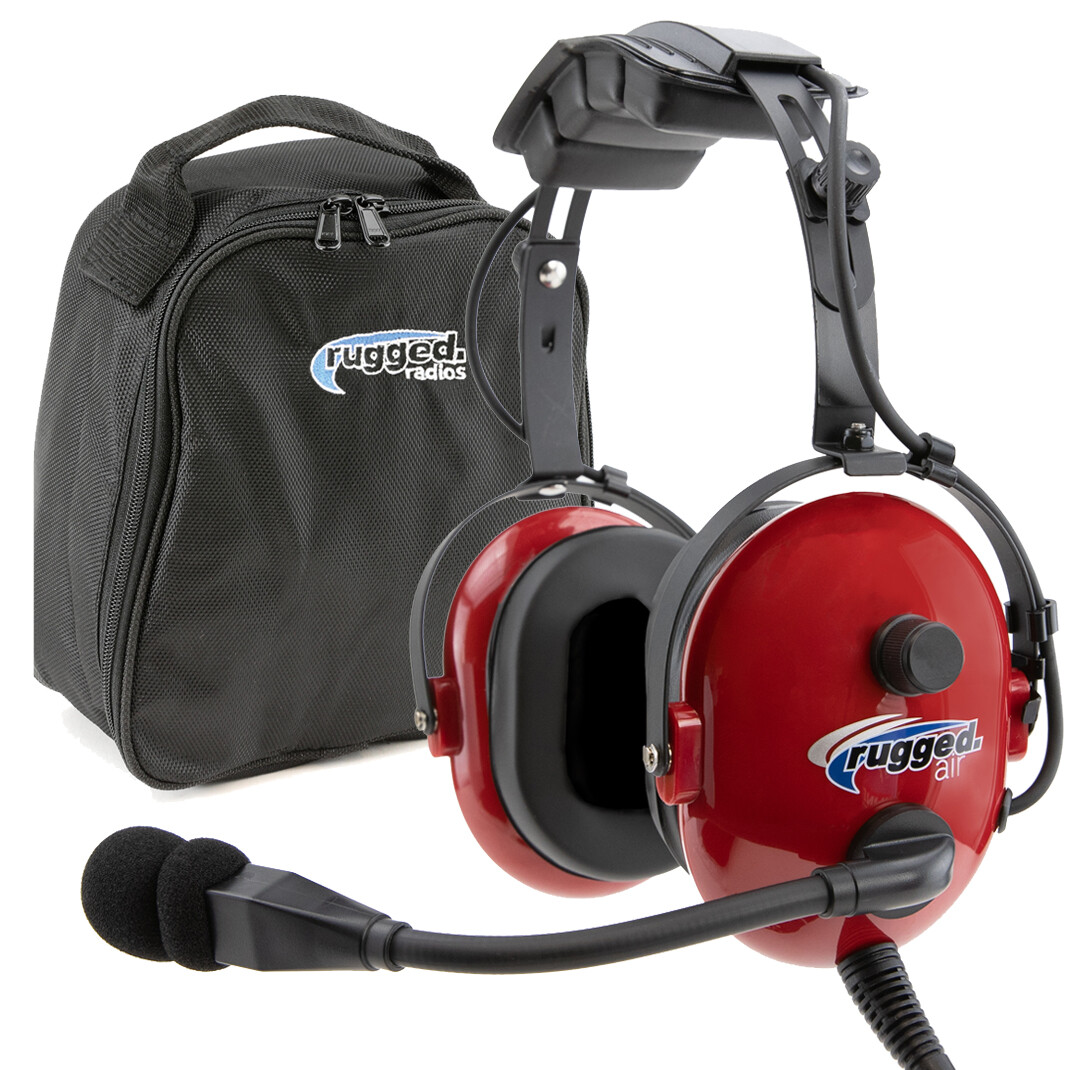 Rugged Radios RA250 General Aviation YOUTH / CHILD SIZE HEADSET - GA Bose Clarke