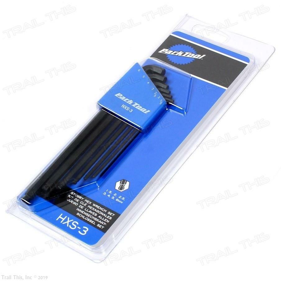 Park Tool HXS-3 Professional L-Shaped Bicycle Hex Wrench Set 1.5/2/2.5/3/4/5/6mm