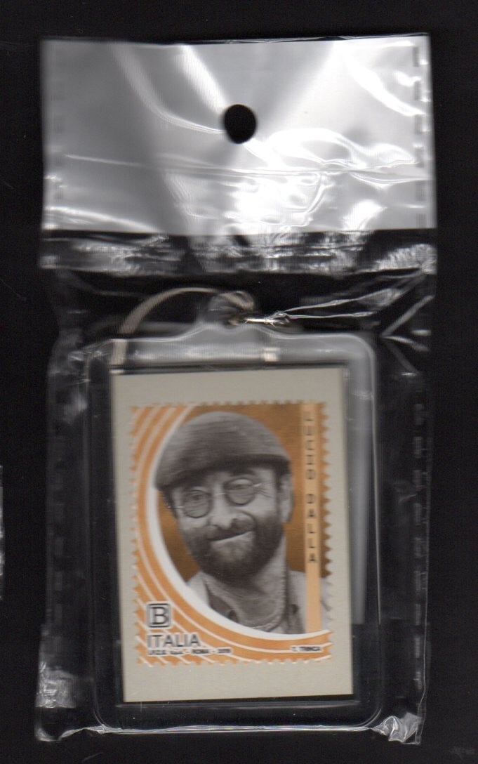 Lucio Dalla keychain: original, made by Poste Italiane