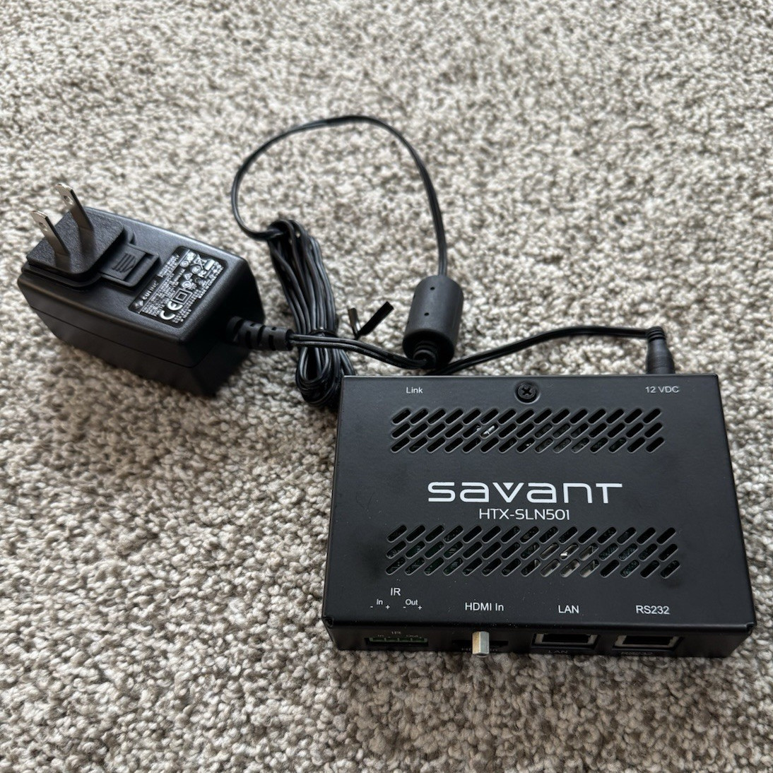 Savant SmartLink Receiver HTX-SLN501 HDbT Transmitter w/ Power Adapter