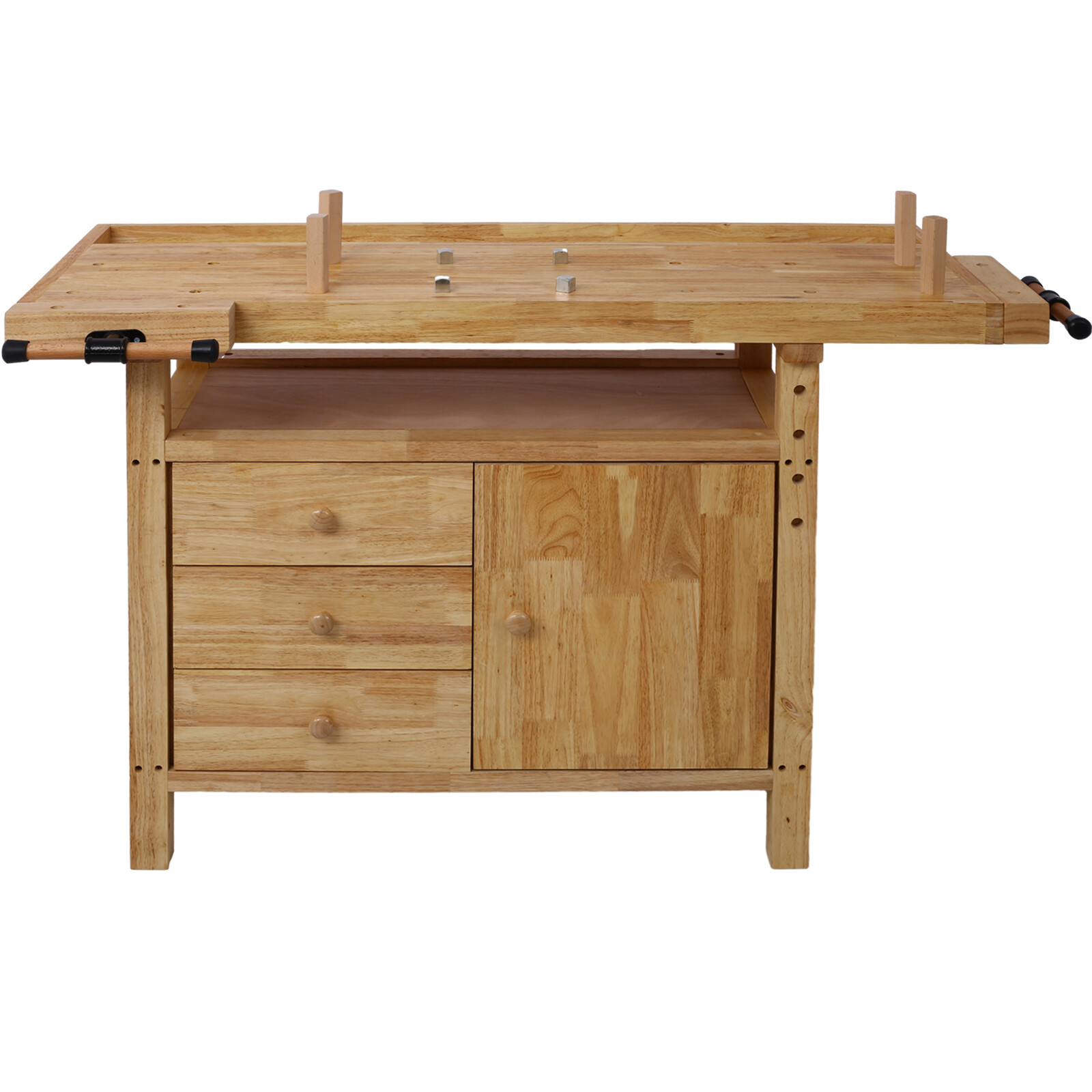 Wood Workbench for Garage Workshop & Home DIY Durable Quick and Easy Assembly