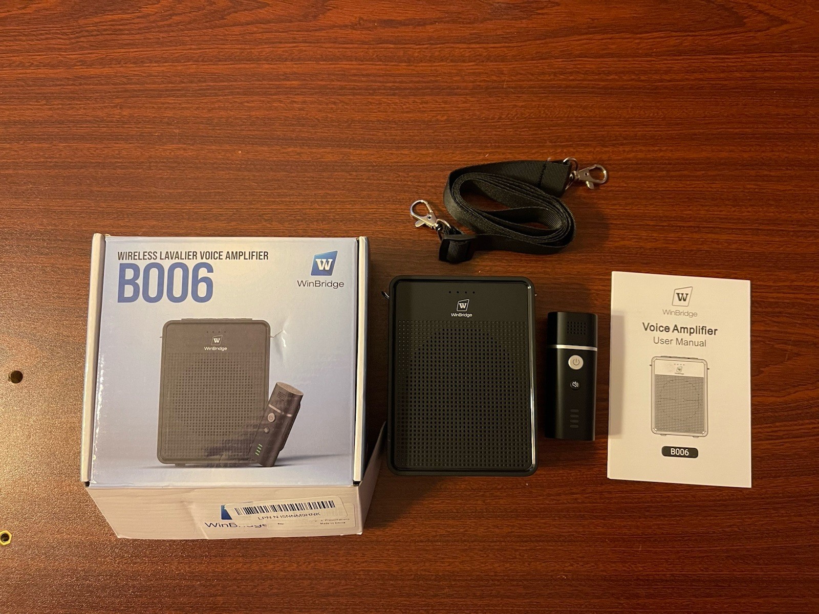 WinBridge B006 Wireless Lavalier Voice Amplifier