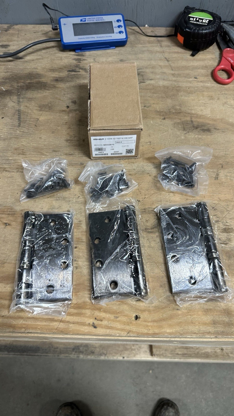 McKinney MK55875 Black 5 Knuckle Hinges