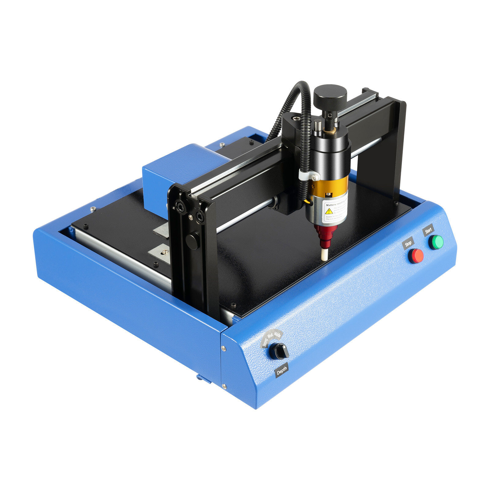 400W Electric Metal Marking Engraving Machine for Steel Plate Dog Tag Nameplate