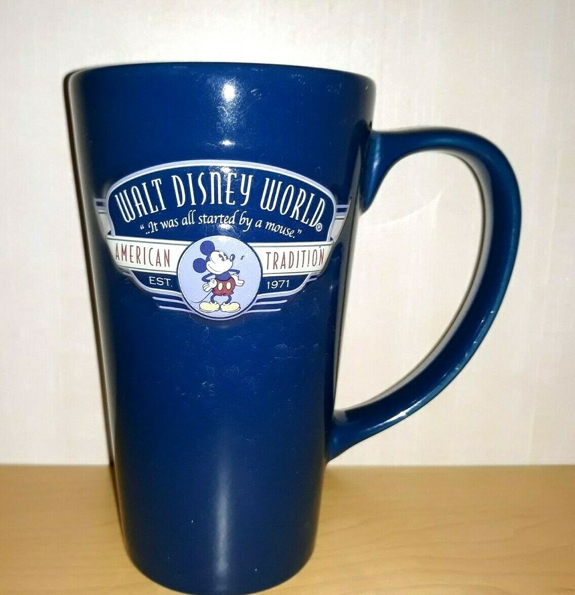 Walt Disney Mickey All Started By a Mouse Coffee Mug An American Tradition 1971