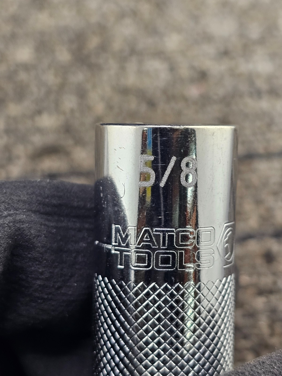 Matco Tools BUS206SP 3/8" Dr 5/8" SAE 6-Point U-Joint Spark Plug Socket 3.5" L