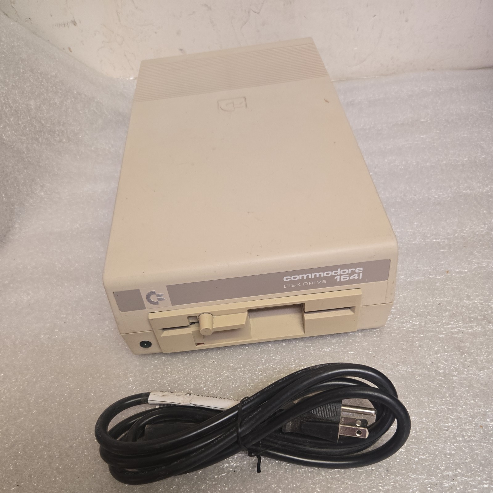 Commodore 1541 Floppy Disk Drive W/ AC Cable. Not tested
