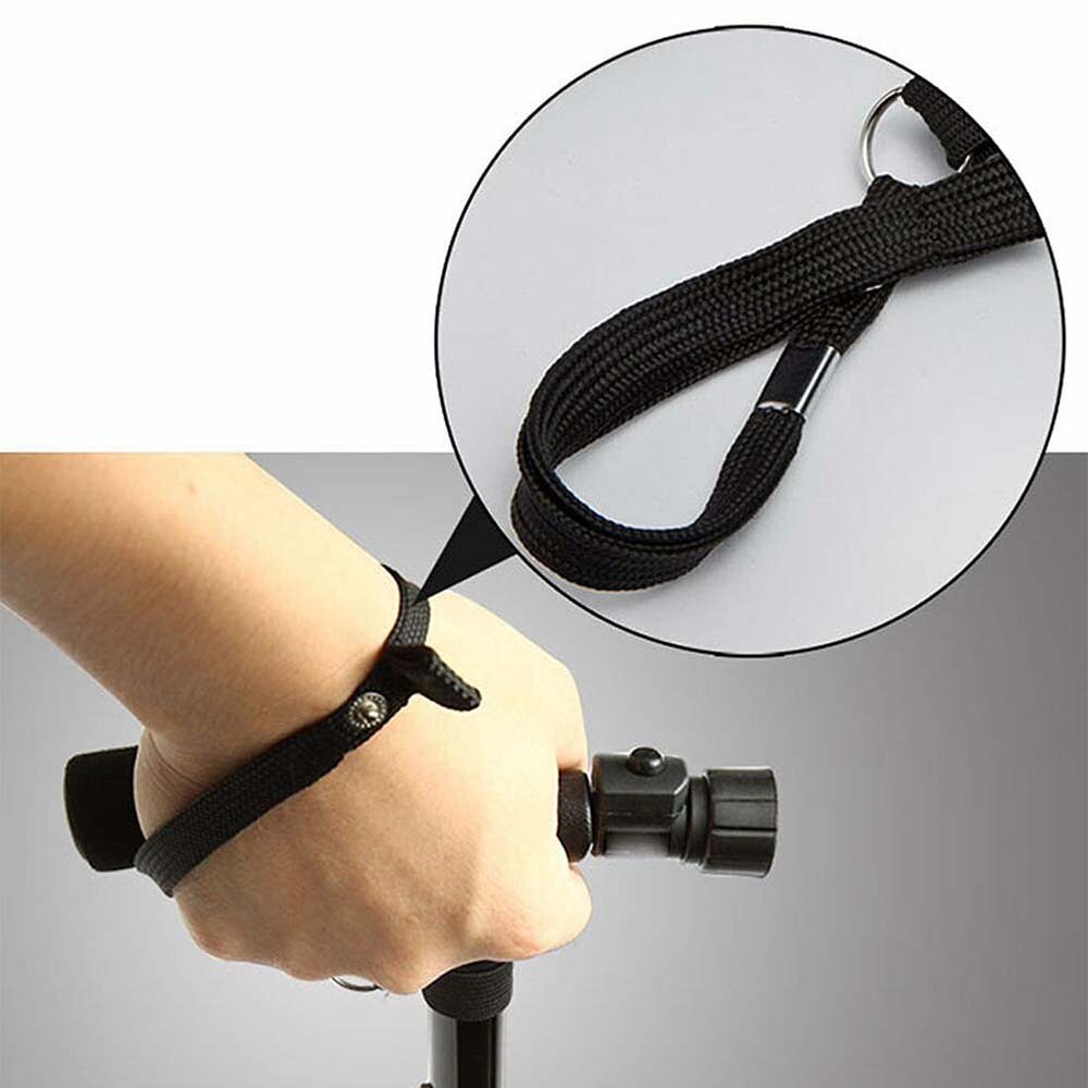 Folding Cane with LED Light - Foldable Support for Middle-Aged Walking Needs