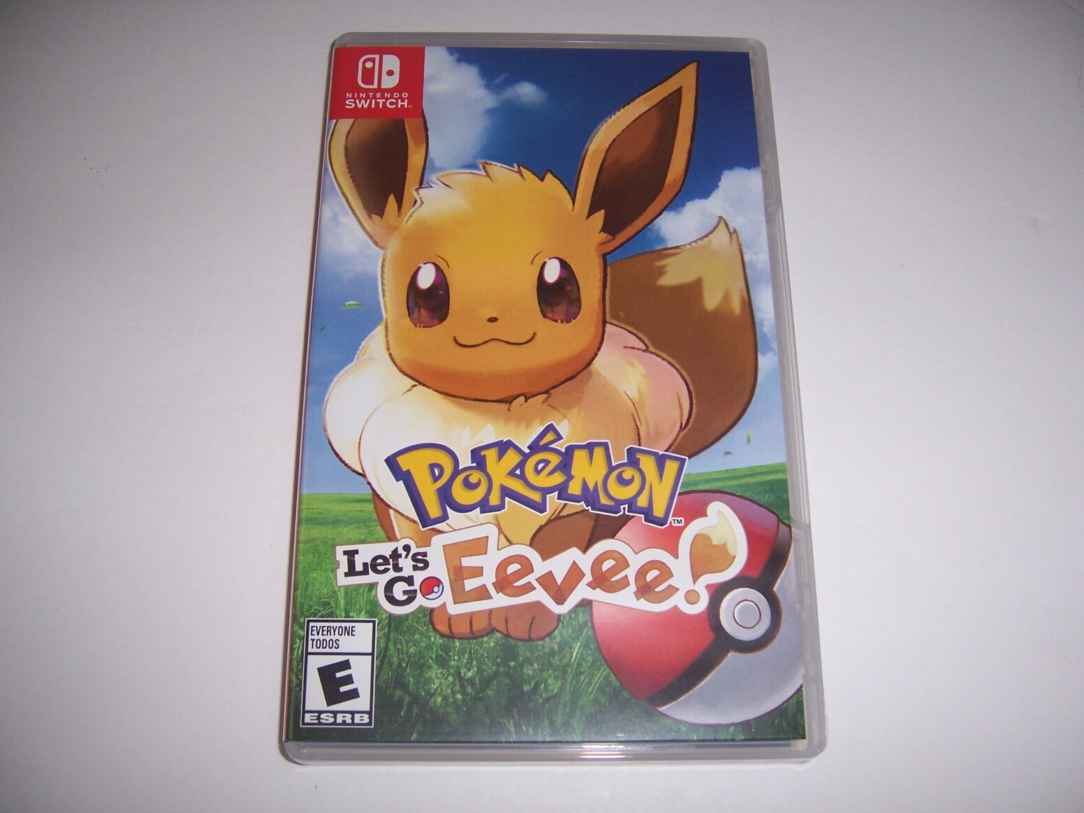 ORIGINAL Case Box Artwork Insert Nintendo Switch Pokemon Let's Go. Eevee!