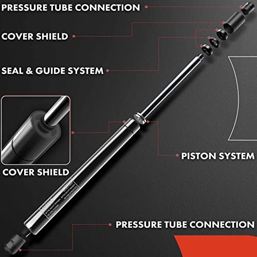 Rear Trunk Lift Supports Shock Struts Compatible with Select Cadillac Models