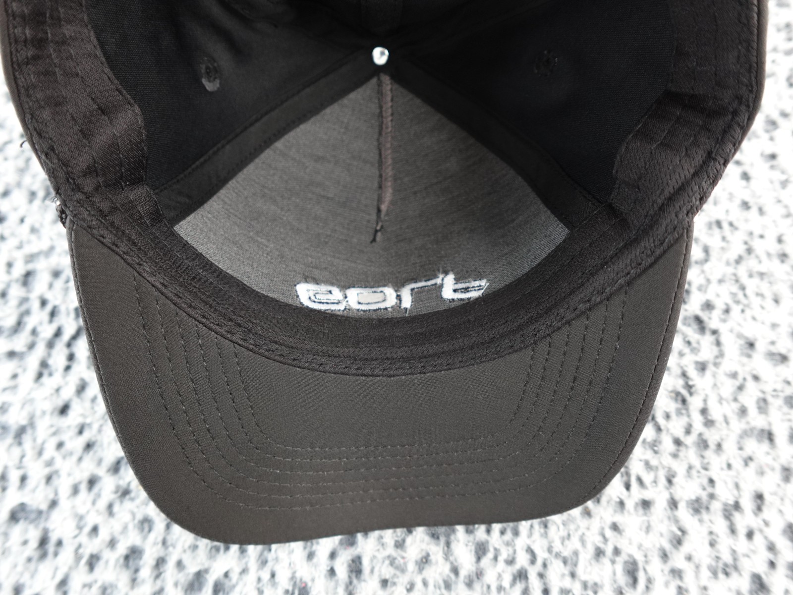 Outdoor Cap Black Golf Baseball Adjustable Cap Hat Upside Golf Logo