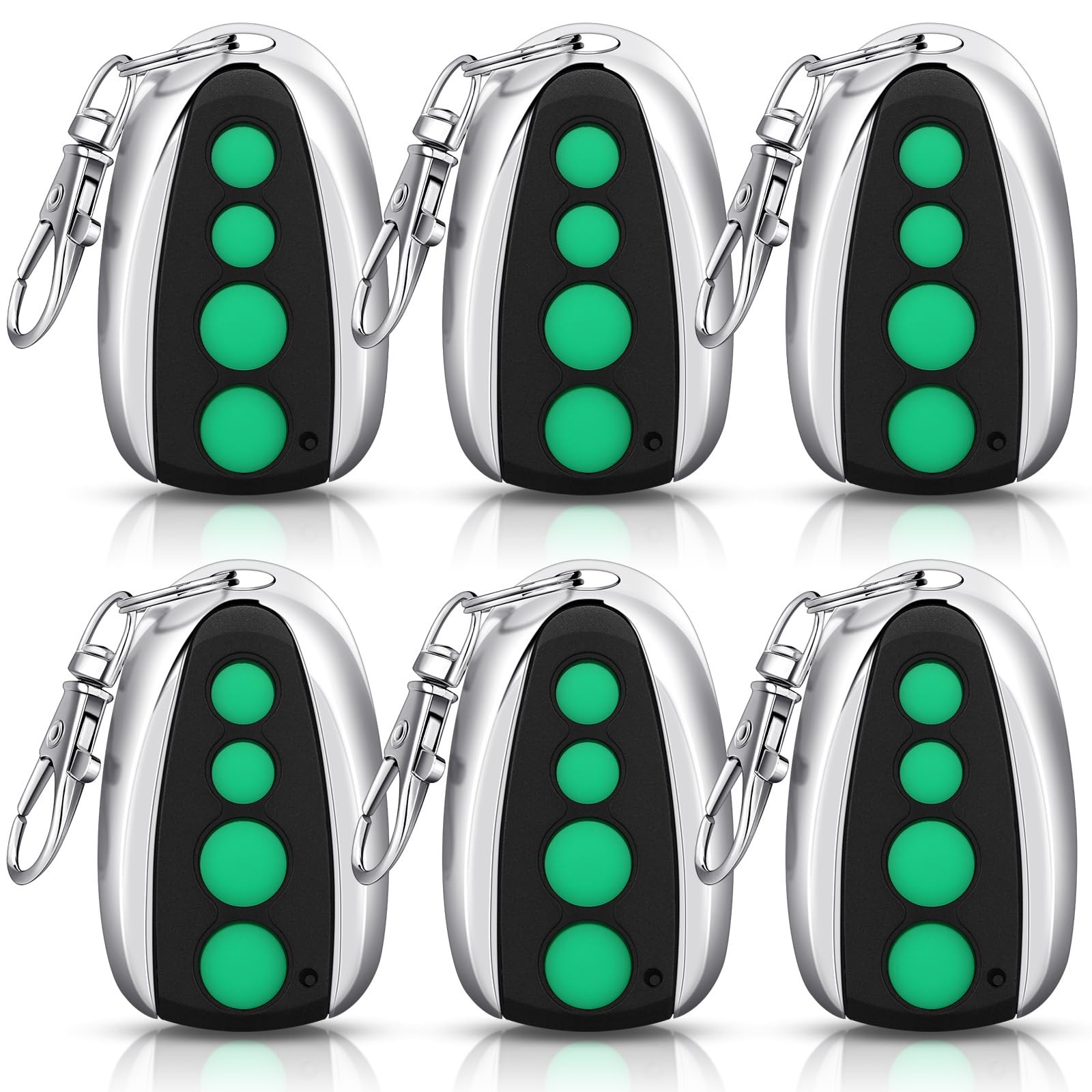 6 Pcs Garage Door Remote Compatible with M12 Garage Opener Transmitter for Au...