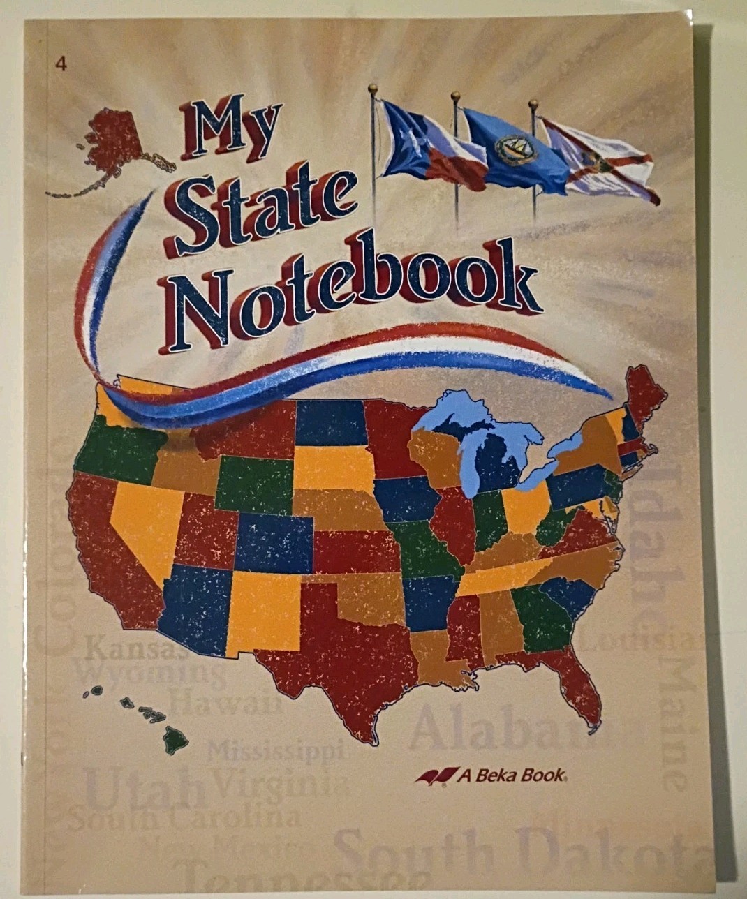 Abeka My State Notebook Book 4th Grade 4 Third Edition Learning Homeschool