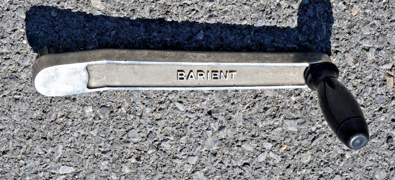 12" Barient Winch Handle Star Drive Sailboat Marine Crank Non-Ratcheting Vintage