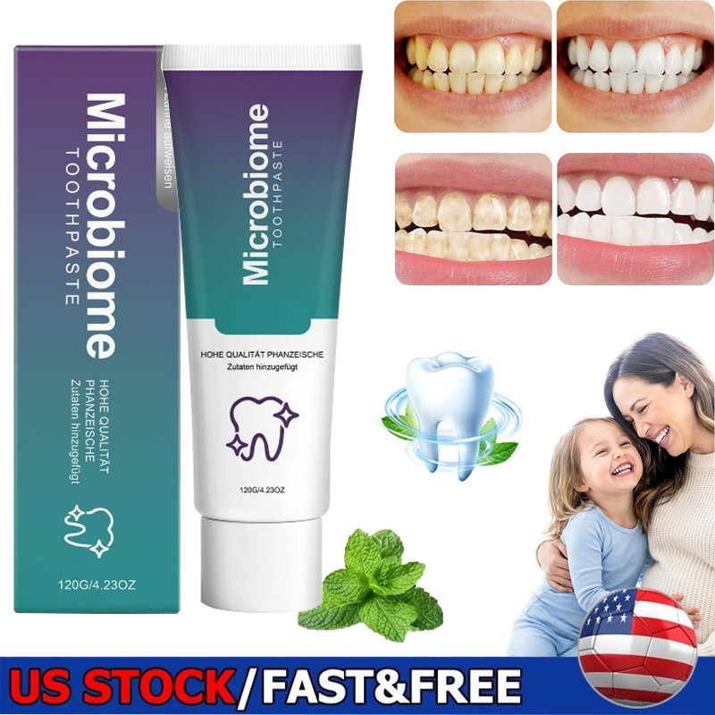 1-5PCS Microbiome Mint Flavor Gum Toothpaste Cleaning Toothpaste Sensitive Teeth