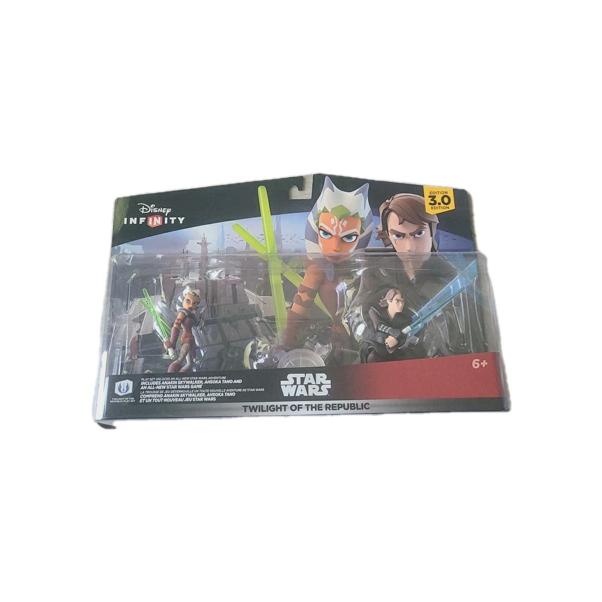 Star Wars Disney Infinity 3.0 AHSOKA & ANAKIN Twilight of the Republic Play Set