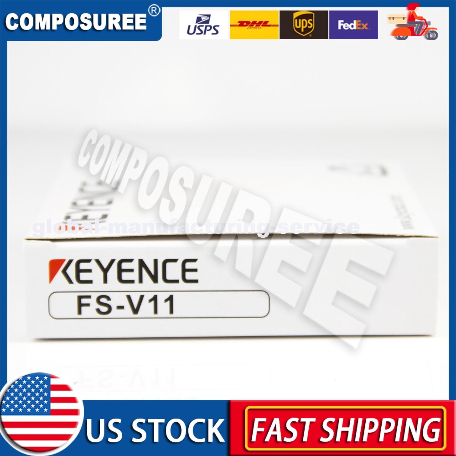 Keyence Sensor Amplifier FS-V11 FSV11 New in Box Free Shipping